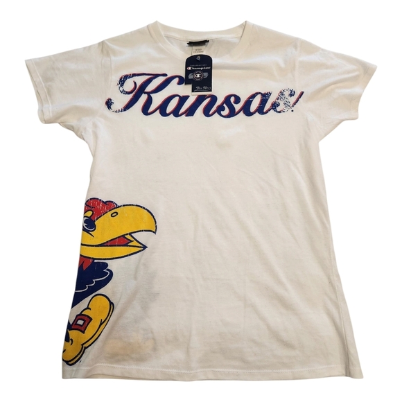 Kansas Graphic White T-Shirt - Picture 5 of 7